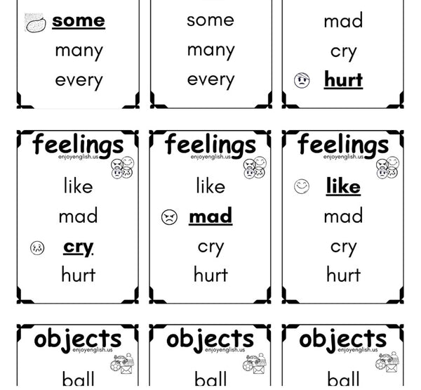 Go Fish Vocabulary Game